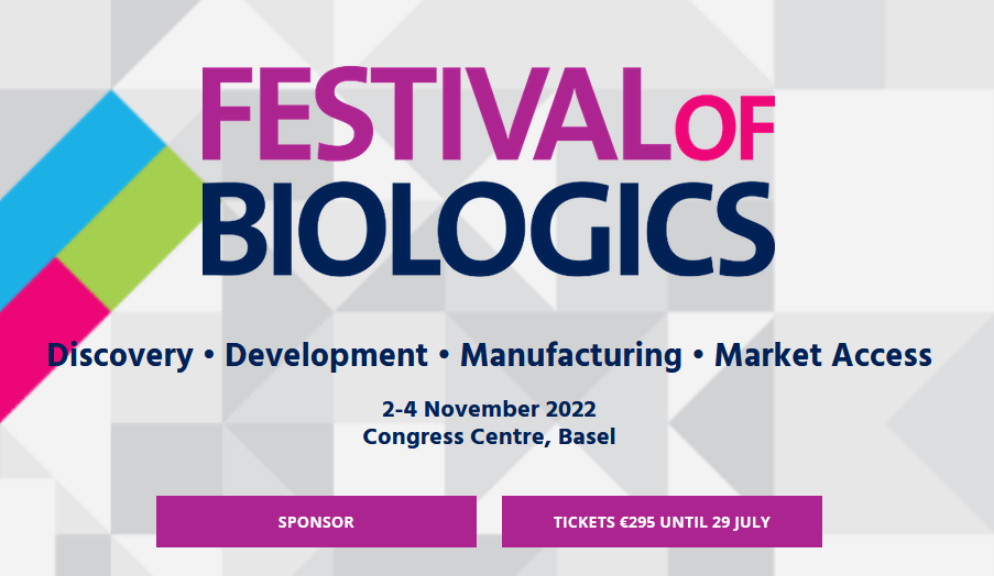 Meet us at the Festival of Biologics – Basel!